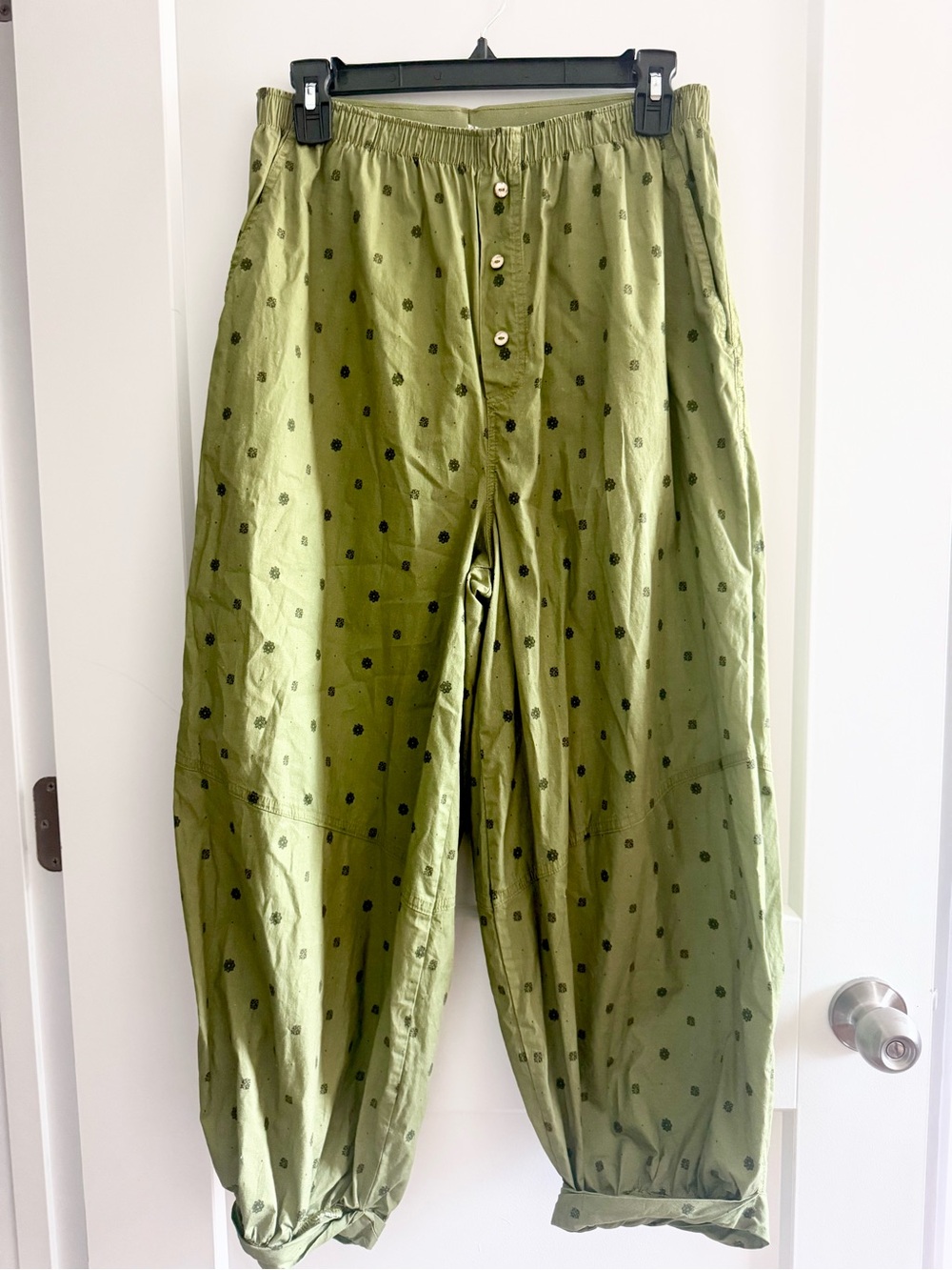 Free People Intimately Green Pull On Pants Joggers